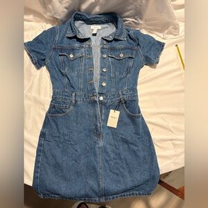 New! Forever 21 Denim Mini Dress